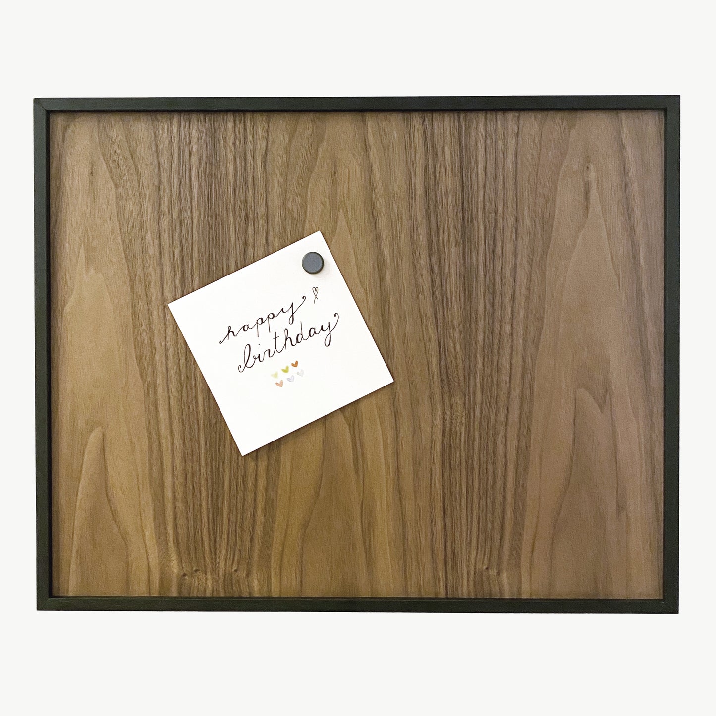 Magnettafel - Nussbaum - groß