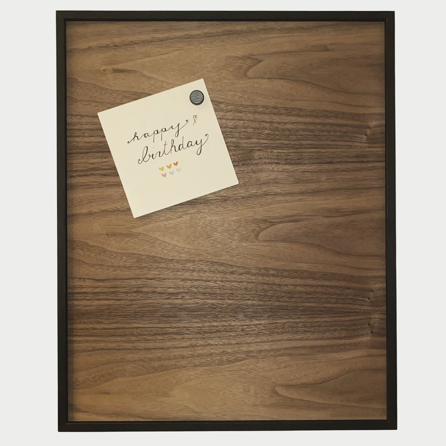 Magnettafel - Nussbaum - groß