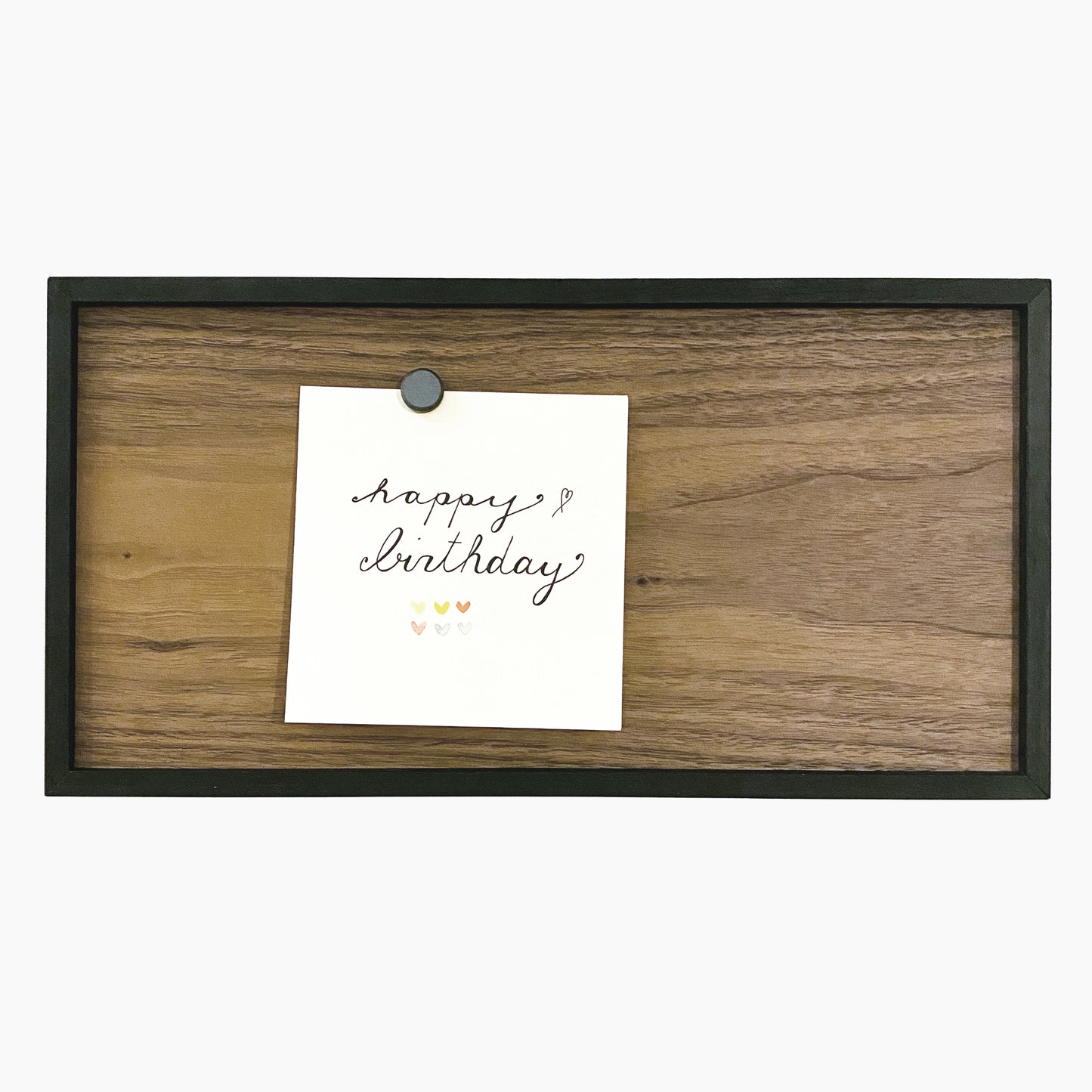 Magnettafel - Nussbaum - klein
